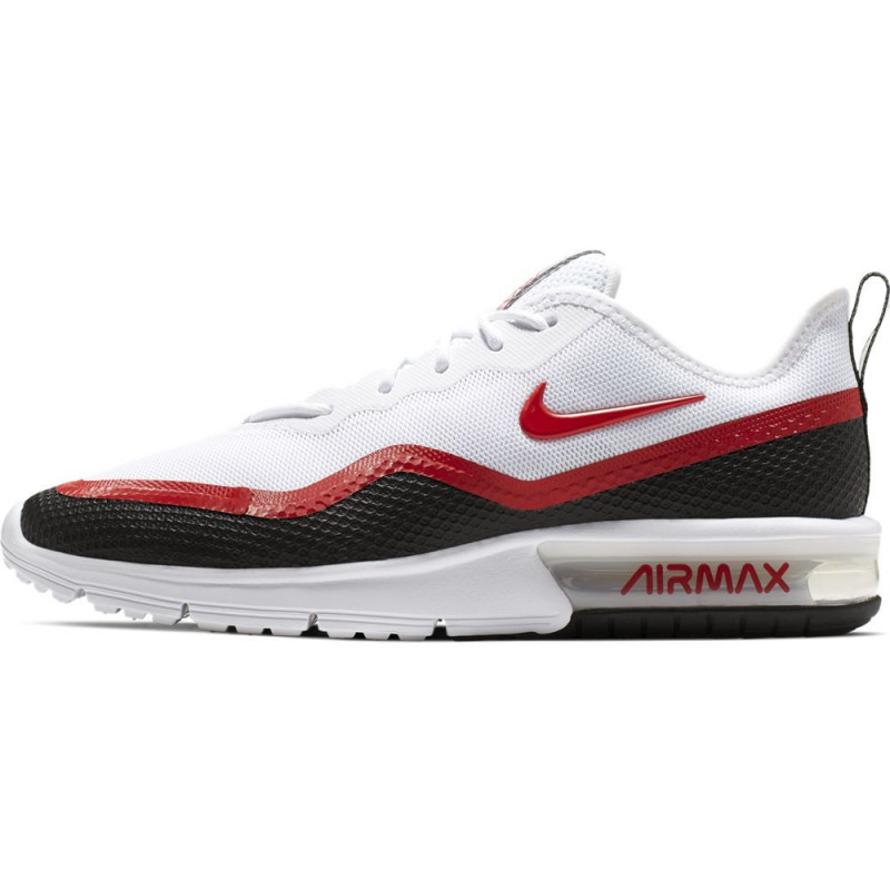 air max sequent blanc rouge